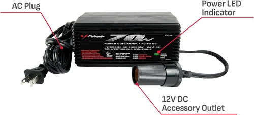 Miniatura 6 de Convertidor SCHUMACHER PC-6 de corriente de 120 CA a 6 CA 12 V CC