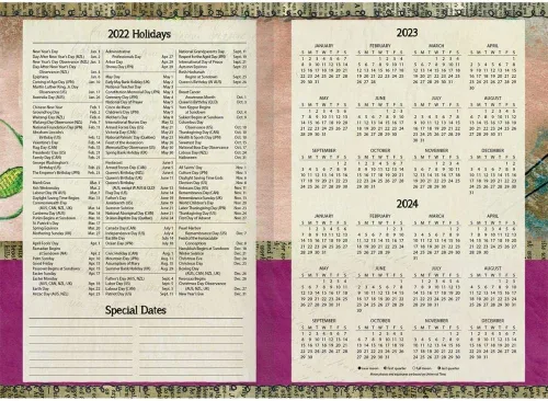 Miniatura 3 de Lang Color My World - Agenda mensual de bolsillo 2022 (22991003178)