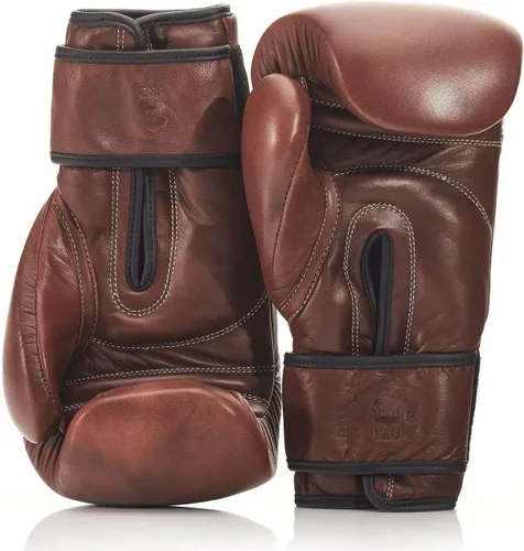 Miniatura 2 de GUANTES DE BOXEO DE PIEL MARRÓN PRO HERITAGE (STRAP UP)