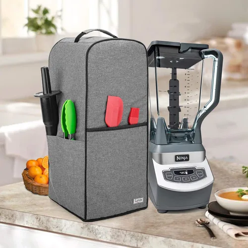 Miniatura 7 de Luxja Funda para licuadora compatible con Ninja Foodi, funda para licuadora Ninja Foodi, color gris