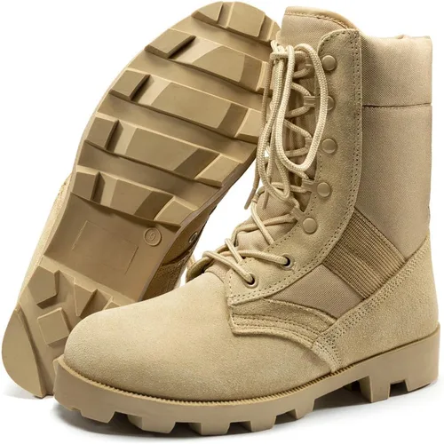 Miniatura 2 de KaiFeng Botas militares tácticas militares del ejército para hombre, botas ligeras