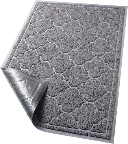 Miniatura 14 de LuxStep Tapete para Puerta Grande 24x36 Pulgadas Interior Exterior, Tapete Antideslizante de Diseño de Perfil Bajo, Tapete de Piso, Tapete