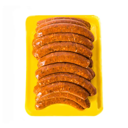 Salchichas de Cordero Picantes - Salchichas Merguez - 100% Cordero - Sin Cerdo - 24 Enlaces