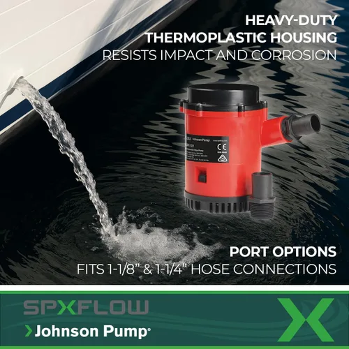 Miniatura 3 de Johnson Pump s 22004 2200 GPH Bomba de sentina