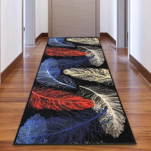 Miniatura 6 de CreativeDeco Alfombra de pasillo hecha a medida de pelo bajo con respaldo de goma para cocina, vestíbulo, pasillo, entrada, elige tu longitud