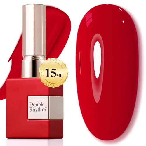 Miniatura 101 de Double Rhythm 15ml de esmalte de uñas en gel, color puro, mismo color, misma botella, esmalte de uñas de remoción para arte de manicura en salón
