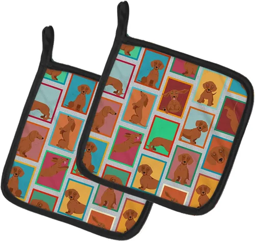 Miniatura 26 de Caroline's Treasures MLM1149PTHD - Juego de soportes para ollas de cocina resistentes al calor, almohadillas calientes para horno para cocinar