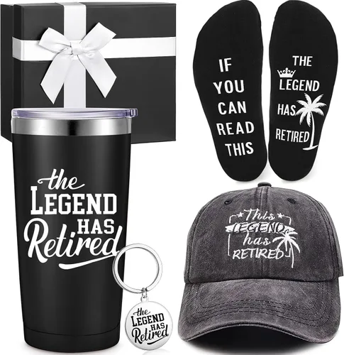 Miniatura 8 de Set de regalos de bandera americana Sieral para hombres incluye vaso, gorra de béisbol, calcetines, llavero con caja de regalo para veteranos