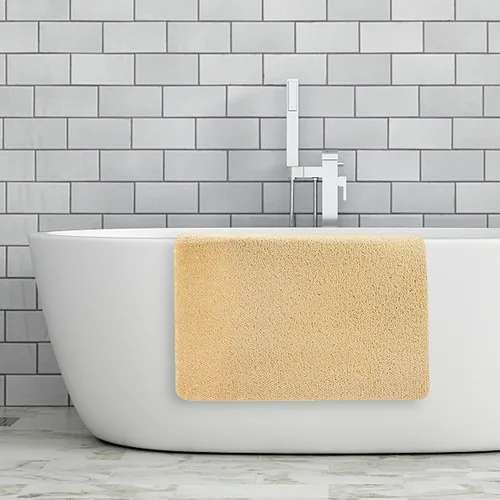 Miniatura 9 de Asvin Tapete de Baño con Textura Suave, para Ducha, Bañera, 24x16 Pulgadas, Libre de Ftalatos, Antideslizante, Tapetes Cómodos para Bañera