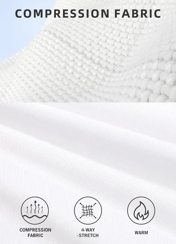 Miniatura 5 de BALEAF Leggings de compresión 34 para niños y jóvenes, pantalones capri de entrenamiento atlético, pantalones de baloncesto para niños, capa base