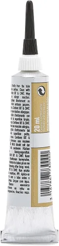 Miniatura 2 de Pebeo 773000 Vitrail, Pintura Dimensional para Contorno en Relieve, Tubo de 20 ml con Boquilla - Oro Dorado
