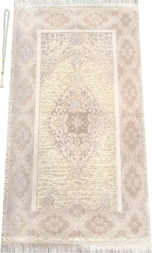 Miniatura 8 de ihvan online Alfombra de oración musulmana Tasbih con 99 cuentas, chenilla suave, ligera y plegable, tapete de oración portátil de viaje, regalo