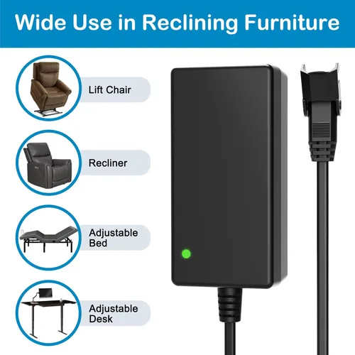 Miniatura 2 de Fuente de alimentación reclinable, modelo ZB-H290020A-C ZBPOWER Transformador de fuente de alimentación conmutada AC/DC 29V 2A Adaptador