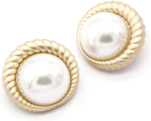 Miniatura 14 de 5 piezas de botones de oro con perlas de metal para mujer, botones para abrigo de suéter, decoración para ropa, accesorios de costura y manualidades