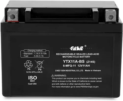 Miniatura 14 de YTX4L-BS Batería SLA Power Sport de 12 V 3AH 50 CCA - Batería Casil