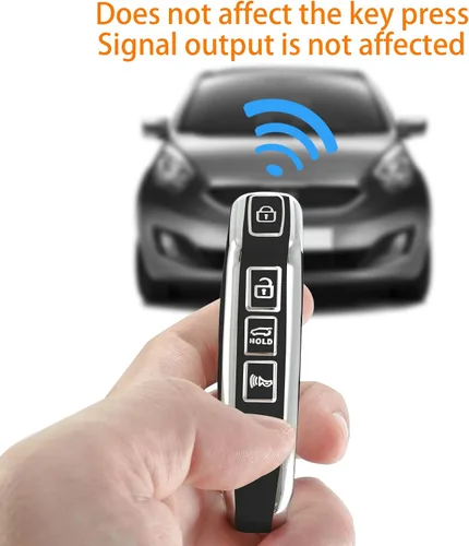 Miniatura 4 de Kirsnda Funda para llavero Kia, funda con llavero, TPU suave protege la llave del coche, compatible con Cerato Ceed Forte NIRO Sorento Seltos Soul