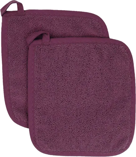 Miniatura 10 de RITZ Agarraderas para ollas y salvamanteles de rizo: Resistente al calor sin igual, duradero 100% algodón – Diseñado ergonómicamente para un agarre