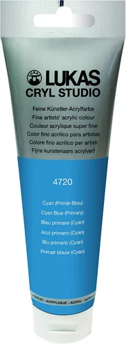Miniatura 111 de Lukas CRYL Studio Artist - Pintura acrílica para artistas, Alizarín Carmesí, tubo de 125 ml - Pinturas acrílicas de alto pigmento para pintura