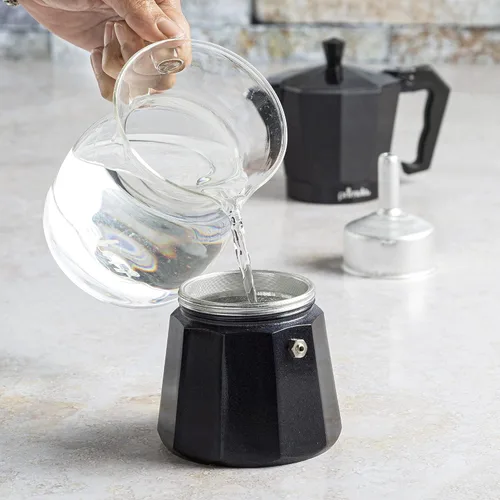 Miniatura 9 de Primula Cafetera clásica para café expreso y café, olla moka para café italiano y cubano, cafetera Greca, cafeterías, 6 tazas de espresso