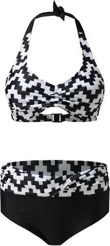 Miniatura 4 de Traje de baño tankini para mujer, atlético, halter, push up, de dos piezas, control de abdomen, modesto camisetas sin mangas con pantalones cortos