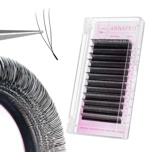 Miniatura 8 de Extensiones de pestañas postizas 3D con forma de W de trébol, 0.07 L, rizo de 0.315-0.591 in, volumen mixto, extensiones de pestañas autoaplicables