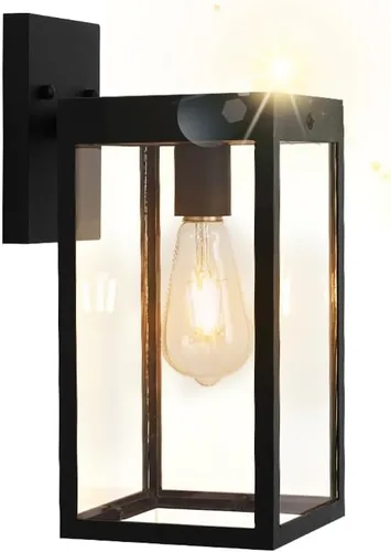 Miniatura 3 de Luces solares de pared impermeables para exteriores, luz solar de porche exterior del atardecer al amanecer, iluminación exterior, aplique de pared