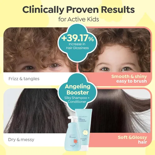 Miniatura 3 de GOONGBE Acondicionador Suavizante para el Cabello para Niños - Acondicionador Coreano para Cabello Brillante para Niños con Cabello Débil