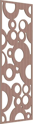 Miniatura 19 de Farwell Paneles de pared decorativos de madera con calado, 13 3/8 pulgadas de ancho x 34 3/8 pulgadas de alto x 1/4 de alto, roble rojo rojo