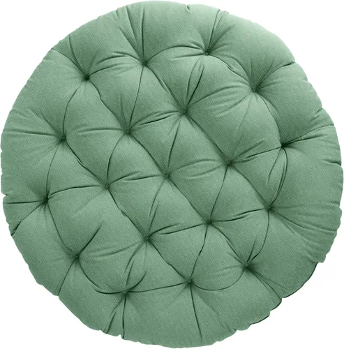 Miniatura 16 de Sorra Home - Cojín con mechones Papasan - Cojín redondo cómodo para silla Bucket & Moon - Cojín de piso con espuma suave para muebles