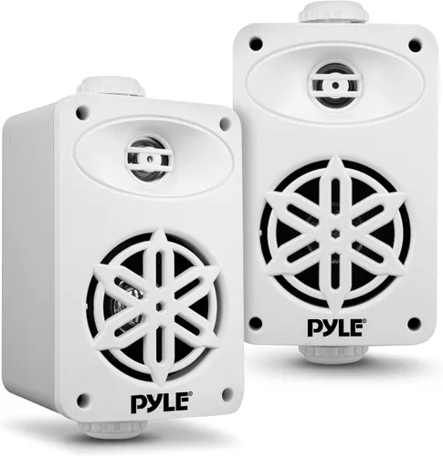 Miniatura 16 de Pyle USA - Par de altavoces para interiores y exteriores, sistema de altavoces de rango completo de 2 vías de 300 W, doble impermeable, 4 pulgadas