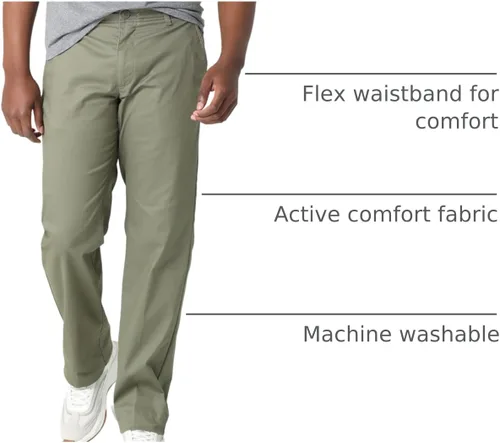 Miniatura 50 de Lee Extreme Motion Pantalón regular recto sin pliegues al frente para hombre
