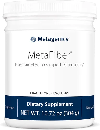 Metagenics MetaFiber - 0.16 oz de fibra dietética - Apoya la regularidad gastrointestinal y alivio ocasional del estreñimiento* - Mezcla de fibra en