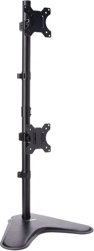 Fellowes 8044001 Professional Series - Soporte de monitor apilado independiente, soporte de monitor de computadora ajustable para 2 monitores con