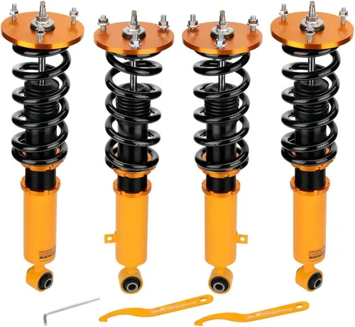 Coilovers para Toyota Supra 1987-1992, kit de reducción de ajuste de amortiguador de 24 niveles, amortiguador ajustable en altura, kit de descenso