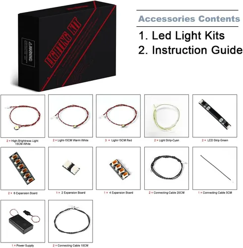 Miniatura 3 de BrickBling Luz LED compatible con Lego Technic Yamaha MT-10 SP 42159, kit de iluminación de bricolaje (sin modelo), gran regalo compatible
