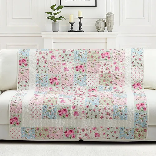 Miniatura 7 de Virah Bella - Manta Acolchada de Tiro 50"x60" - Edredón de Tiro Ligero para Acento, Decoración o Ropa de Cama - Manta Temática de Lodge