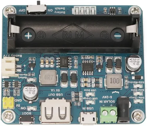 Miniatura 2 de Waveshare Módulo de gestión de energía solar para panel solar de 6V ~ 24 V soporta panel solar/conexión USB Carga de batería a bordo MPPT