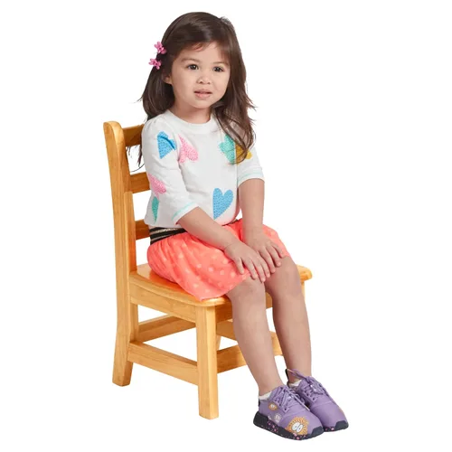Miniatura 12 de Silla ECR4Kids montada con espalda escalonada de 3 peldaños, Natural, 2