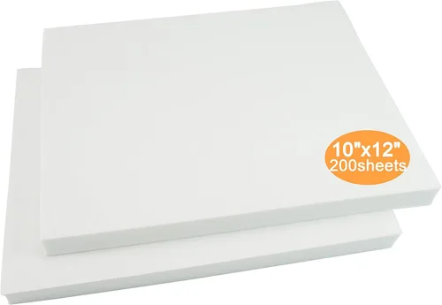 Miniatura 14 de New Brothread - Estabilizador de bordado desprendible para máquina de coser, 8"x8", 100 hojas precortadas, peso mediano, 1.8 onzas, compatible