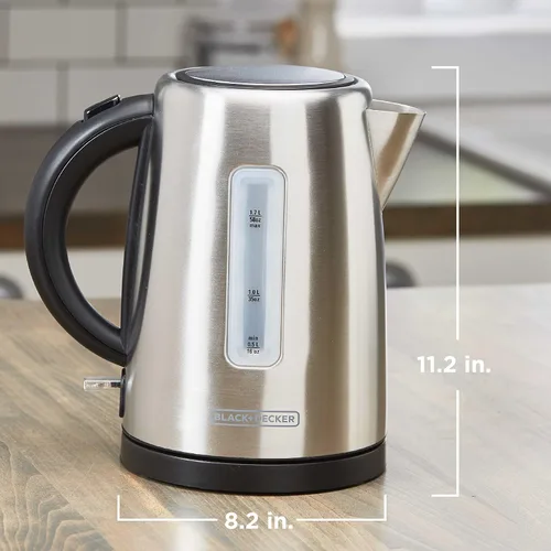 Miniatura 7 de BLACK+DECKER Hervidor inalámbrico de 1.7L, plateado, KE2000SD