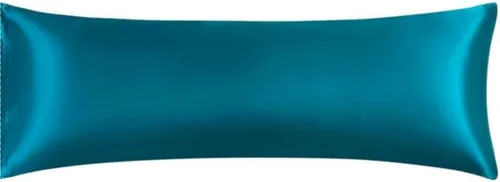 Miniatura 35 de Juwenin Bedding, funda de almohada de satén sedosa súper suave y lujosa con cremallera (funda de almohada de satén sedoso para el cabello), juego