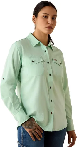 Miniatura 14 de Ariat Camisa de trabajo para mujer Rebar Made Tough Venttek Durastretch