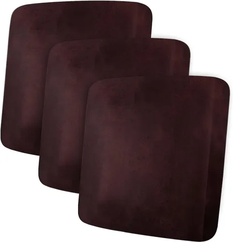 ANARACHON Fundas de cojín de sofá con aspecto de cuero, juego de fundas de asiento de sofá, protector de muebles para sillón seccional, sofá biplaza