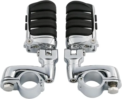 Miniatura 36 de TCT-MOTORPARTS Soportes de clavijas de pie de barra de carretera negro para Harley Touring 22/25/32/1.378 in