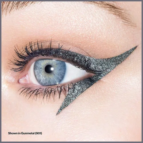 Miniatura 5 de Revlon So Fierce! Delineador de ojos líquido de tinta cromada, delineador metálico duradero con tapa de tinta de inmersión para Pearl, Shimmer 901