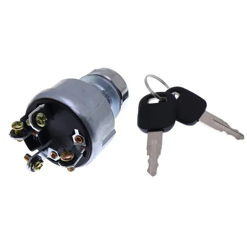 Miniatura 2 de Solarhome nuevo 4 cables interruptor de encendido con 2 llaves 9G-7641 9G7641 para Caterpillar excavadora CAT D9L E320C E330C E303 E304 E305
