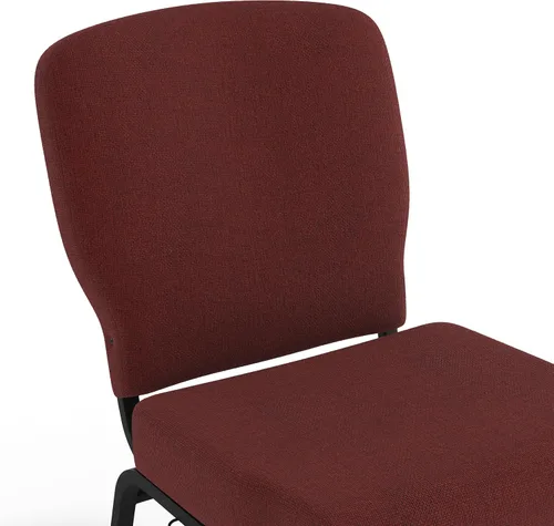 Miniatura 12 de Flash Furniture Advantage Signature Elite - Silla de iglesia granate, 20 pulgadas de ancho