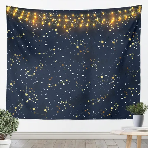 Tapiz del espacio exterior para colgar en la pared para niños y niñas, estampado en 3D, universo, nube, galaxia, espacio, exterior, azul cielo, arte