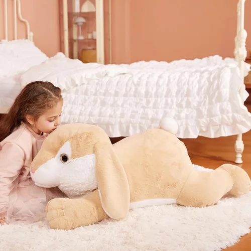 Miniatura 24 de IKASA - Mono gigante de peluche, juguete de animal de peluche suave para niños (Marrón, 30 pulgadas)