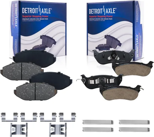 Miniatura 54 de Detroit Axle - Pastillas de freno traseras para Kia Sportage 2017-2022, Hyundai Tucson 2016-2021, pastillas de freno de cerámica 2018 2019 2020